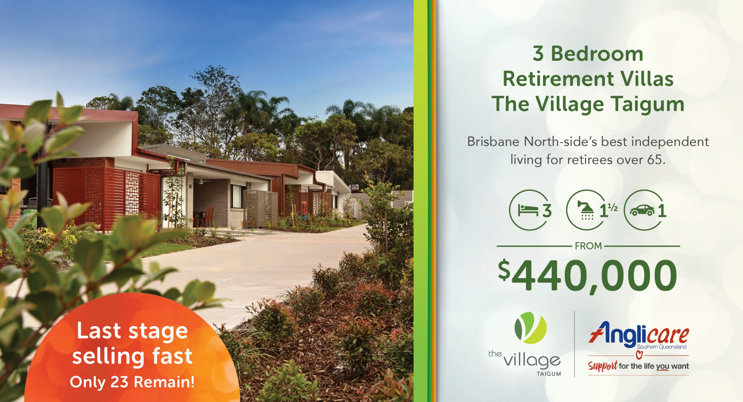 Final Stage Selling Now – Precinct 2 New Villas